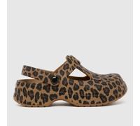 Crocs Brown Multi Classic Mary Jane Clog Girls Youth Sandals UK 4 (EU 36)