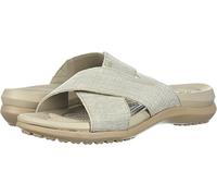 Crocs Capri Shimmer Xband Sandal W, Women’s Heels Sandals, Beige (Oyster/Cobblestone 1c4), 2.5 UK (34 EU)