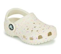 Crocs Girls Classic Glow Paint Splatter Clogg, Brown, Size 6 Younger Brown