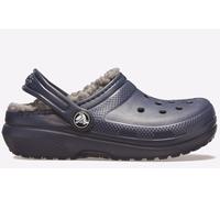 Crocs Childrens Unisex Classic Lined Clog Junior - Navy - Size UK 11 Kids