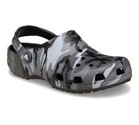 Crocs Classic Camouflage Clog Thermoplastic Men's Black/Slate Grey Clogs UK 12