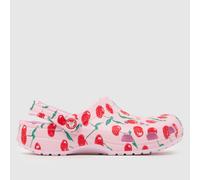 Crocs Classic Cherry Clog Sandals in Pink UK 7 (EU 40)