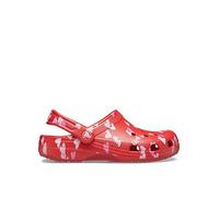 Crocs Classic Clog Graphic Kids, Red, Size 1 Older Red