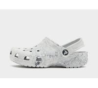 Crocs Unisex Kids Clog,Classic Watercolor Marbled Clog,Grey Swirl, 13 UK Child