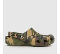 Crocs Classic Clog Sandals in Green Multi UK 6 (EU 39)