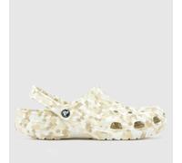 Crocs Classic Confetti Clog Sandals in White Multi UK 9 (EU 44)