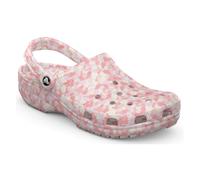 Crocs Classic Confetti Thermoplastic Women's Pink Milk/Mulit Clogs UK 3