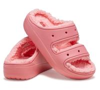 Women's Crocs Classic Cozzzy Synthetic Women's Hot Blush Sandals - Red