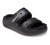 Crocs Unisex Sliders Classic Cozzzy 207446-060 - Black - Men's UK 7 / Women's UK 8