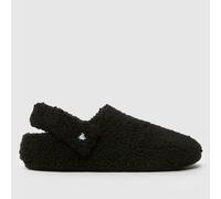 Crocs Classic Cozzzy Slippers in Black UK 7