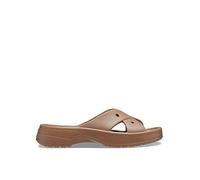 Crocs Mules / Casual Shoes Cl Womens Cross Strap in Beige 4