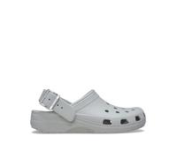 Crocs Classic Enamel Buckle Clog, Grey, Size 7, Women Grey