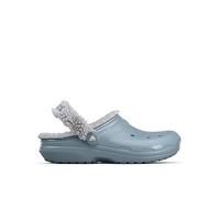 Crocs Classic Fleece Lined Clog -Concrete, Grey, Size 7, Women Grey