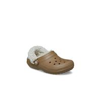 Crocs Classic Fleece Lined Clog In Light Brown Light Brown