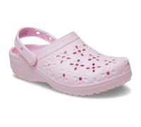 Crocs Classic Floral Cut-Out Clog Pink Milk Size 8 UK Men/ 9 UK Women