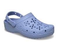 Crocs - Classic Floral Cut Out Clog - Sandals size 5, purple/blue