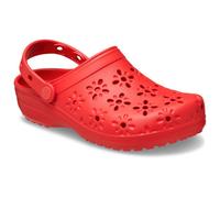 Crocs - Classic Floral Cut Out Clog - Sandals size 41-42, red