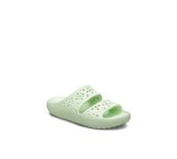 Crocs Classic Floral Cut Out Sandal In Pale Green Pale Green 4