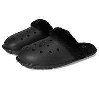 Crocs Classic Fuzz Scuff Thermoplastic Men's Black Slippers - UK 4 / EU 37/38 / US M5W7