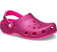 Crocs Classic Glitter Synthetic Pink Crush Clogs UK 4