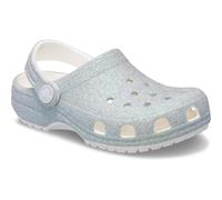 Crocs Classic Glitter Clog Synthetic White Clogs UK 2