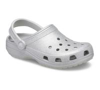 Crocs Classic Glitter Clog Silver Glitter Size 3 UK Men/ 4 UK Women