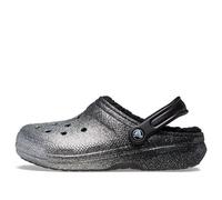 Crocs Classic Glitter Lined Clogs 'Black Silver' 205842-067 9