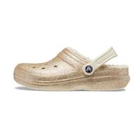Crocs Classic Glitter Lined Clogs 'Gold White' 205842-93S 4