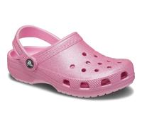 Crocs Classic Glitter Synthetic Kids Pink Tweed Glitter Clogs UK 6 Infant