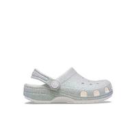 Crocs Classic Iridescent Glitter Cgt - White, White, Size 8 Younger White