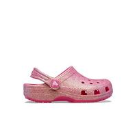 Crocs Classic Iridescent Glitter CgK Clog, Dragon Fruit, 5 UK