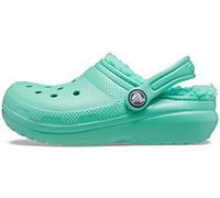 Crocs, Classic Lined Clog K, Unisex, Kid, 4, Pistachio