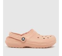 Crocs Classic Lined Clog Sandals in Pink UK 6 (EU 39)