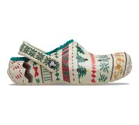 Crocs Classic Lined Fair Isle Clog Bone Size 3 UK Men/ 4 UK Women