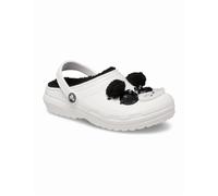 Crocs | Kids | Classic Lined I AM Panda Bear | Clogs | Chalk/Black | C13