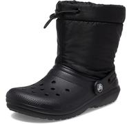 Crocs, Classic Lined Neo Puff Boot, Unisex, 11, Black/Black