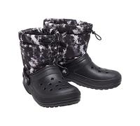 Crocs, Classic Lined Neo Puff Boot, Unisex, 4, Black/Black