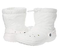 Crocs Unisex Classic Lined Neo Puff Boot Snow, White, 9 UK