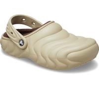 Crocs Classic Lined Overpuff Clog - Beige - Size 7