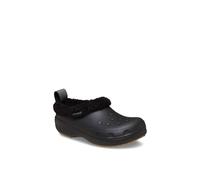 (Black, 7 (Adults')) Crocs Classic Lined Shorty Thermoplastic Men's Black Slippers