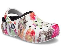 Crocs Classic Lined Tie Dye Graphic Clog K Black Multi