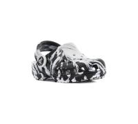Crocs Classic Marbled Clog TD "Black" clogs - White 10 Kids