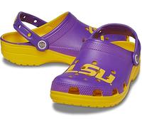 Crocs Classic NCAA Clogs ObstructionUnisex Adult, lsu, 6/7 UK