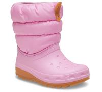 Crocs Unisex Kids Classic Neo Puff K Fashion Boot, Pink Tweed Gum, 6 UK