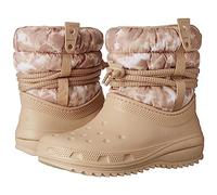 Crocs Women's Classic Neo Puff Luxe Boot W, Chai/White, 4 UK