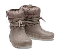 Crocs Classic Neo Puff Shorty Boot Snow, Mushroom, 3.5/4 UK