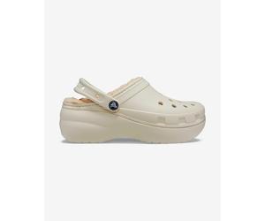 Crocs Classic Plataform Lined Clog Beige Women - 41-42