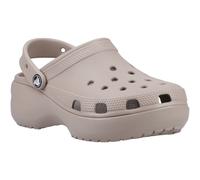 Crocs Classic Platform Clog Women's Taupe Clogs UK 3