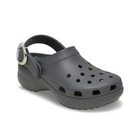 Crocs Classic Platform Dipped Buckle Clog CARBON SIZE 4