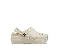 Crocs 207938-2Y2 CLASSIC PLATFORM LINED Womens Clogs Bone - UK 6